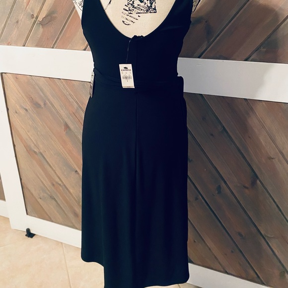 NWT EXPRESS Black Cocktail Dress - Picture 7 of 7